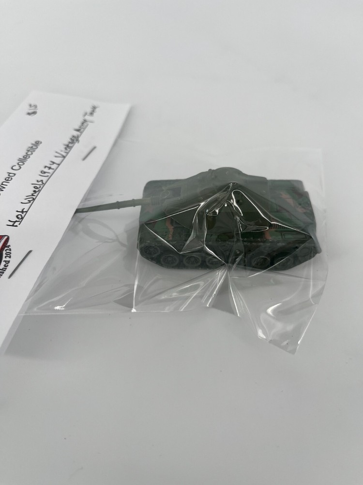 Vintage Hot Wheels U.S. Camouflage Green 1974 Made in Hong