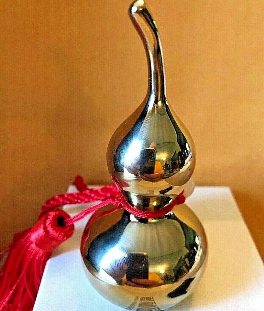 Chinese Luna New Year/Good Luck Spring Festival Brass Statue with key-New In box-image