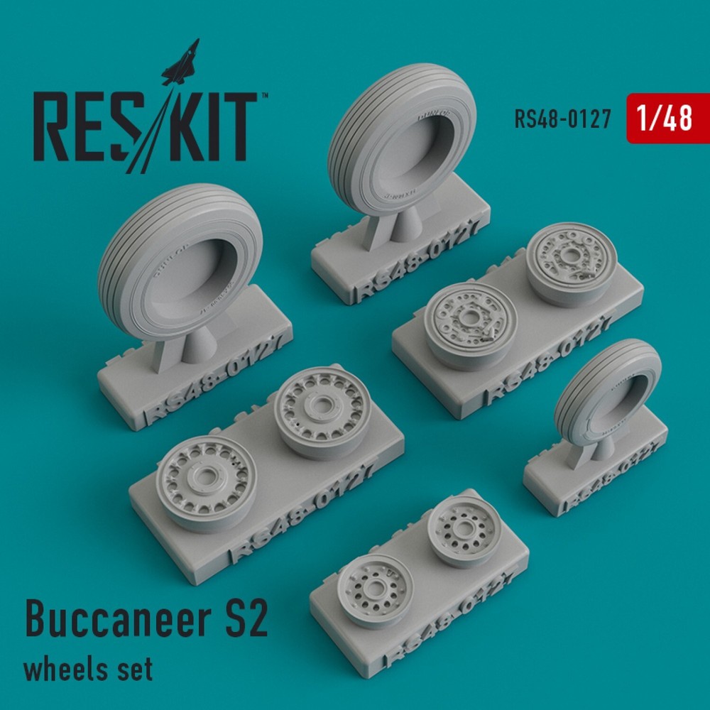 Buccaneer S2 1:48 Scale Wheels Set by ResKit RS48-0127