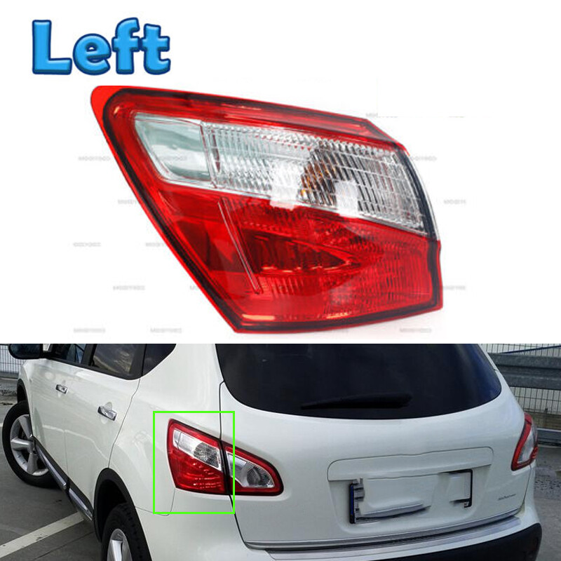 Left For Nissan Qashqai 07-10 EU Version Rear Brake Taillight Turn Signal Light
