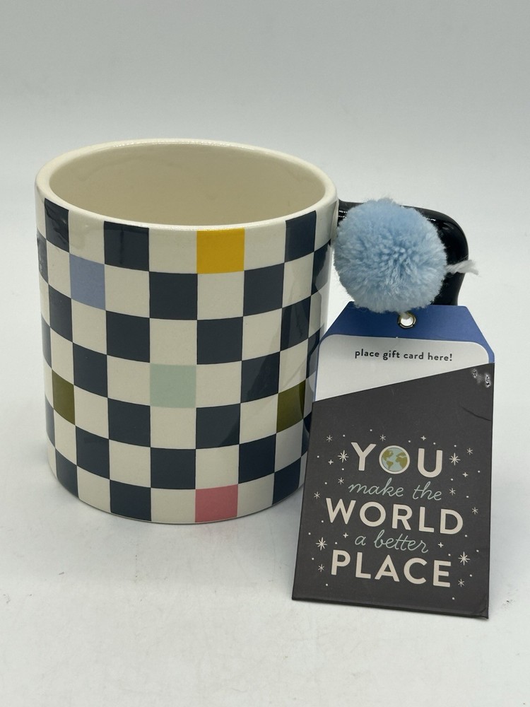 Garven You Make The World A Better Place Coffee Tea Mug w/ Gift Card Holder 16oz