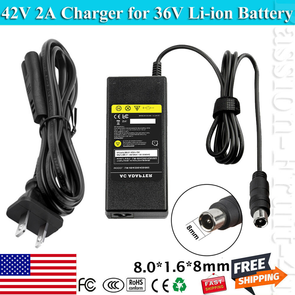 42V 2A Fast Charger for Bird Lime Xiaomi m365 Ninebot ES1 ES2 ES4 Scooters