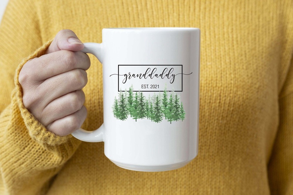 Granddaddy Est 2021 Mug Mug & Coaster Set Gift Granddaddy Coffee Mug For New