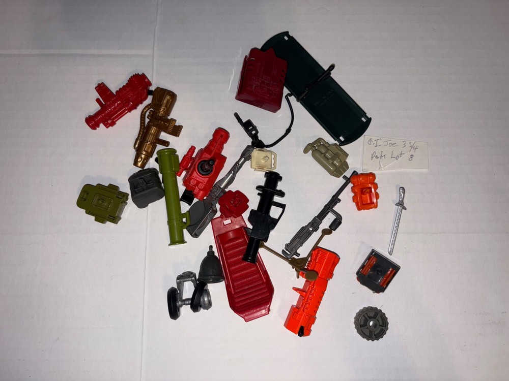 Vintage GI Joe 3 3/4” Loose Accessories Parts Lot #8