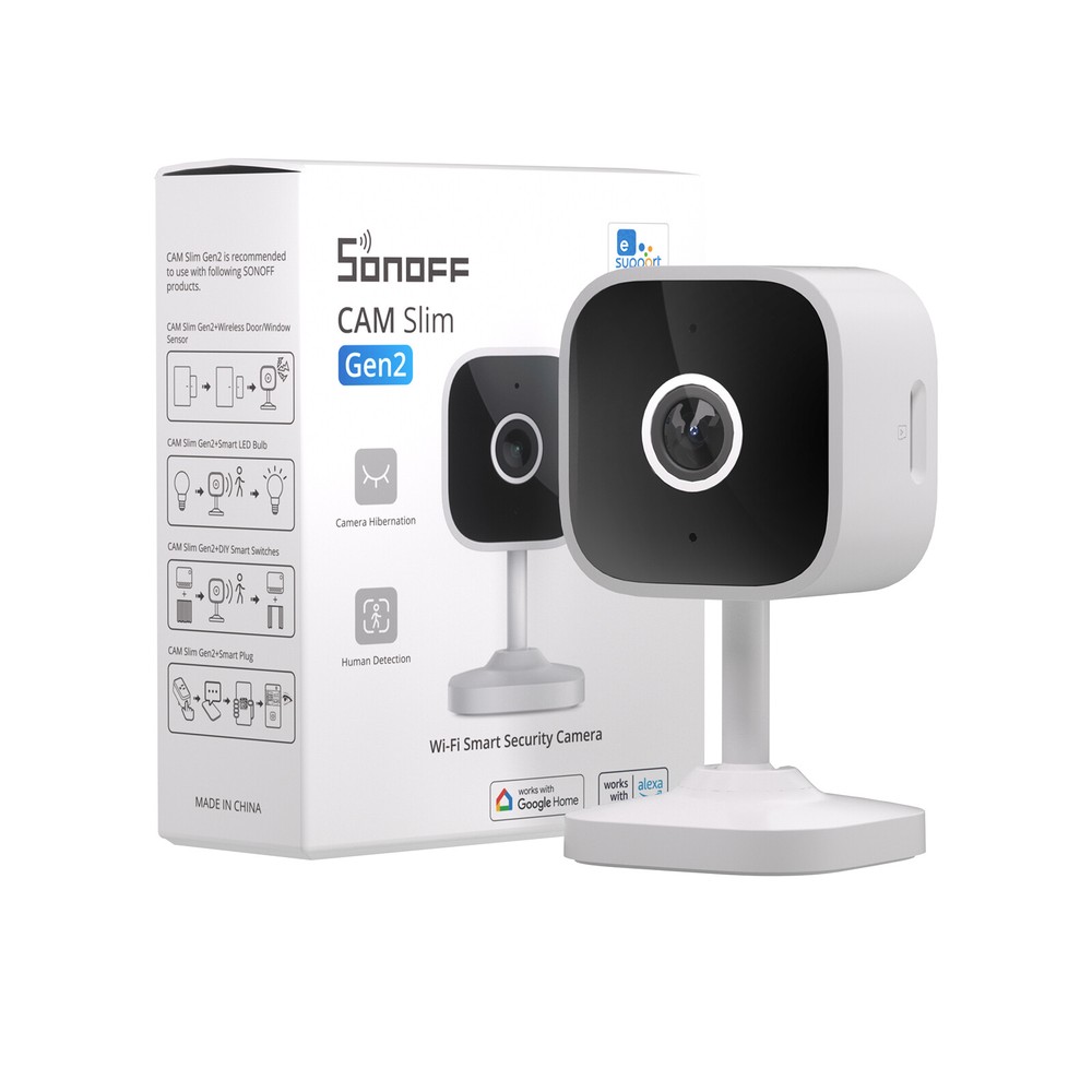 SONOFF Indoor Smart Security Camera 1080P with AI Human Detection,Baby Monitor