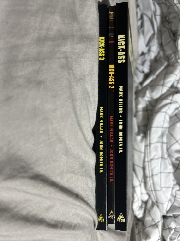 Kickass All Books, Good Condition, No Dust Cover,1 &3 Hardcover, 2 Paperback
