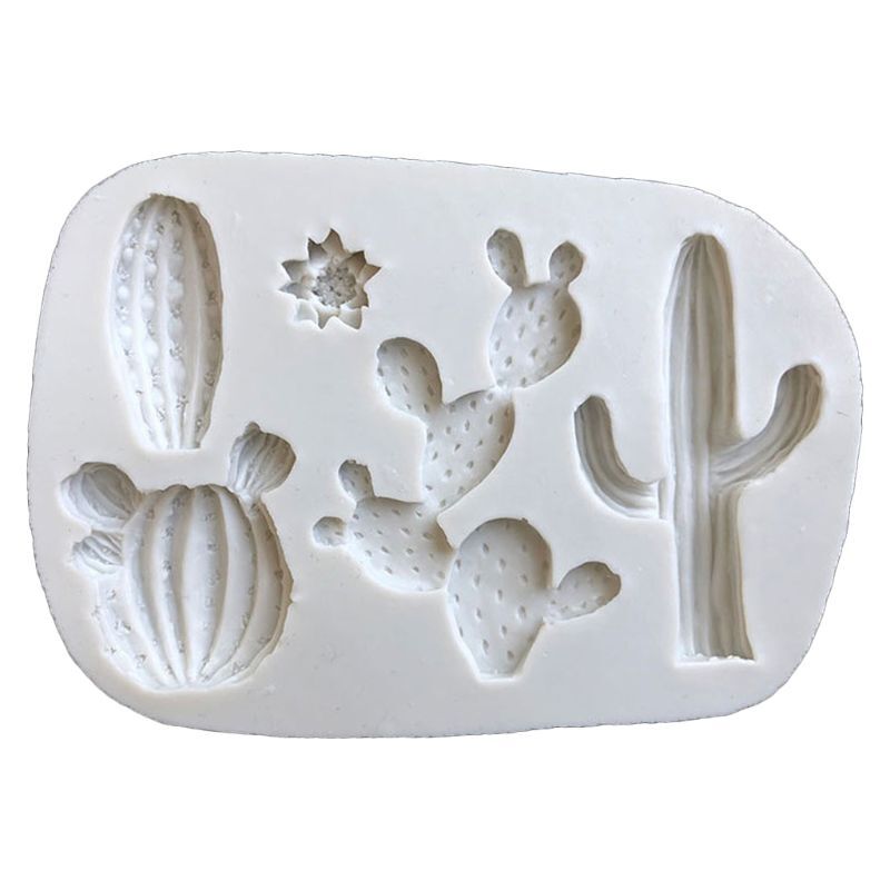 Crystal Epoxy Resin Mold Plant Potted Cactus Casting Silicone Handmade DIY