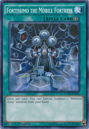 Fortissimo the Mobile Fortress LC5D-EN169 Common 1st Edition Moderately Played Yugioh Card