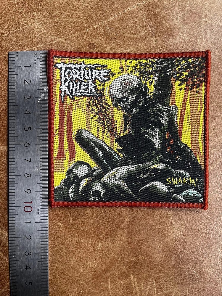 Torture Killer Swarm Patch Death Metal Band Logo Embroidered Iron-On
