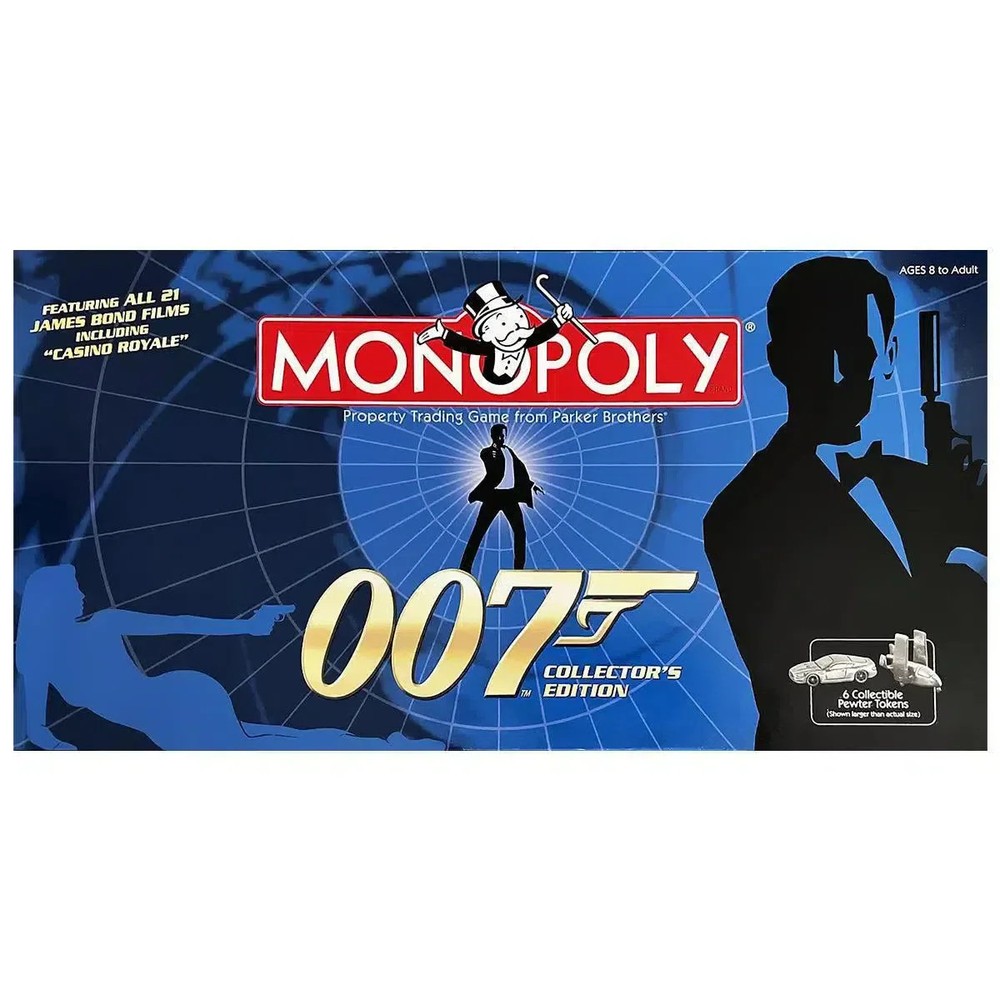 Monopoly: James Bond 007 Collector's Edition - Economic Espionage Board Game for