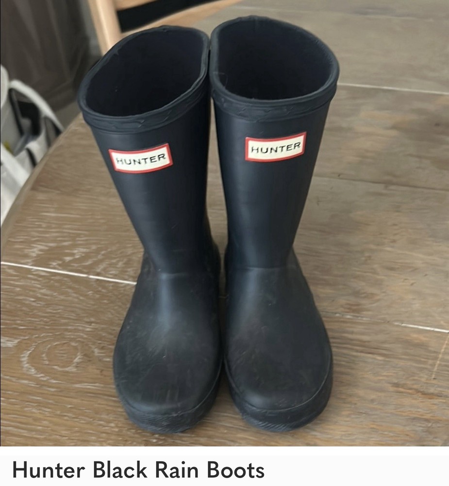 Waterproof Kids Hunter Rain Boots for Outdoor Play