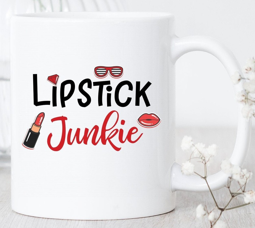 Lipstick Lover Coffee Mug Perfect Gift for Makeup Artists and Beauty Enthusiasts