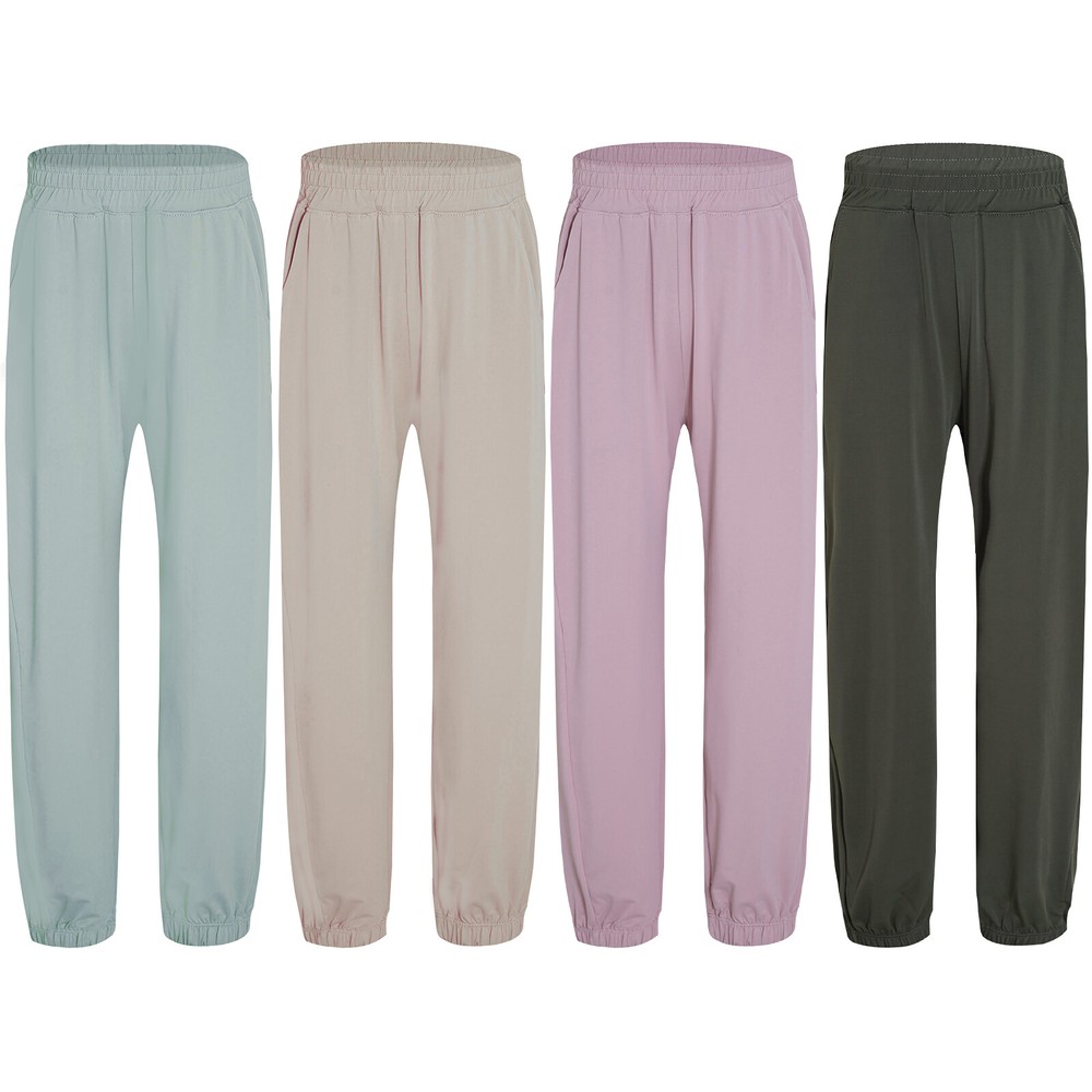 Kids Girls Pants Harem Sweatpants Breathable Trousers Dance Activewear Children