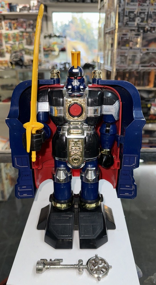 Bandai Power Rangers Zeo: Deluxe Auric The Conqueror Zord (100% Complete) 1996