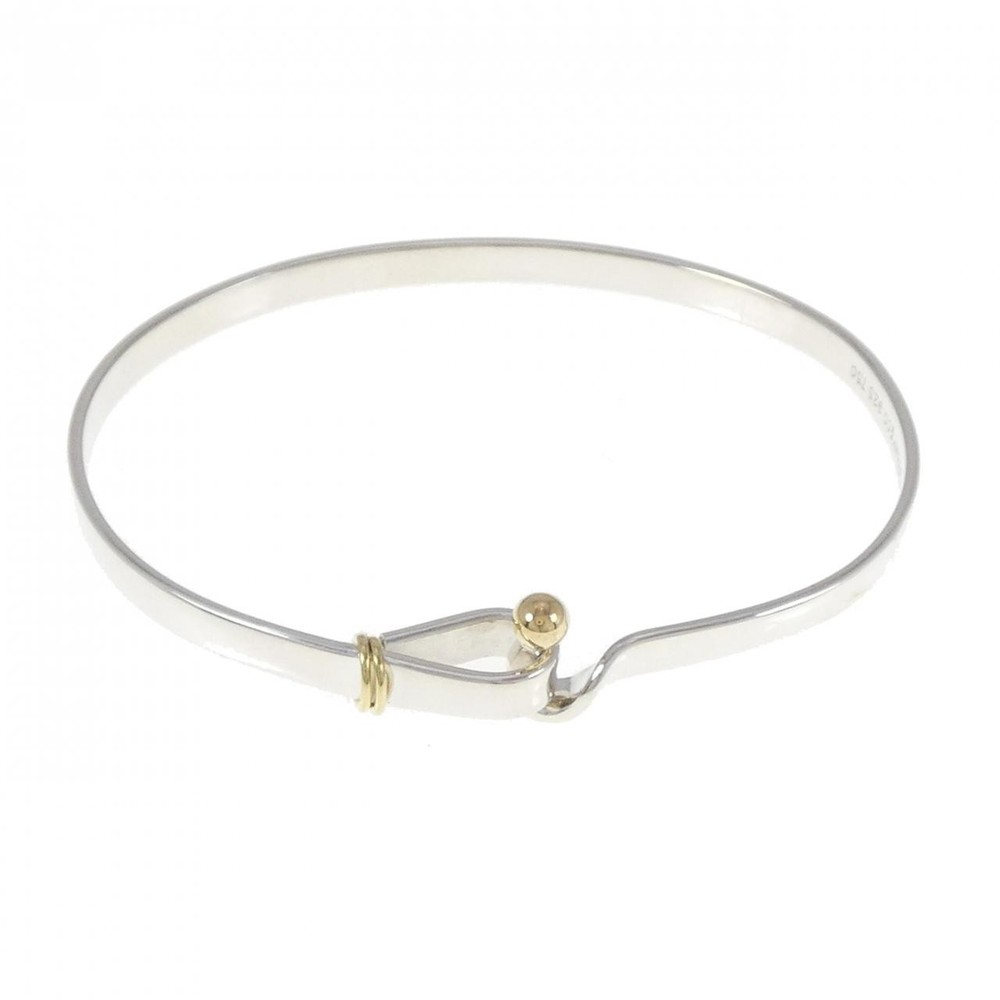 Authentic Tiffany Hook and Eye Bangle Bracelet Model 260-006-404-1933