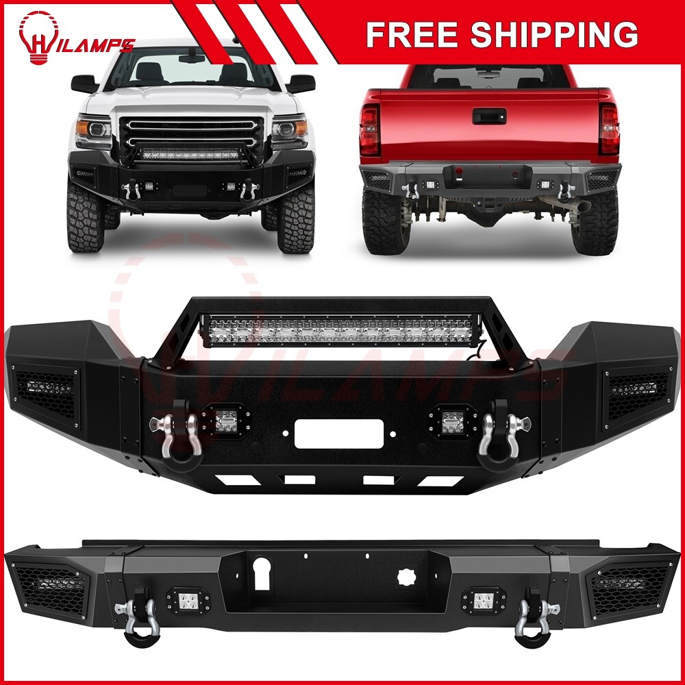 2015-2019 GMC Sierra 2500 3500 6.0L LED Bumper Lights Front & Rear