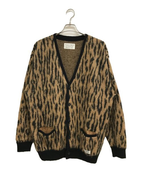 Wacko Maria Leopard Print Mohair Cardigan Type-1 XL