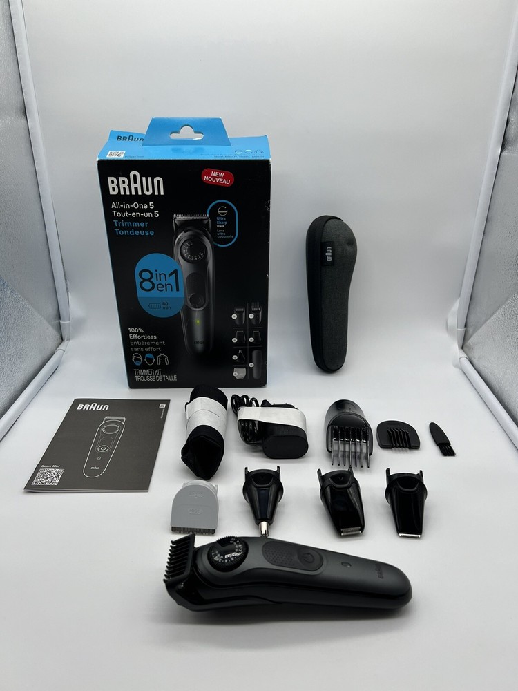 Braun All-in-One Style Kit Series 5 5471 8-in-1 Trimmer for Men with Beard Trimm