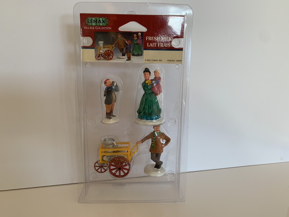 NIP Lemax 2001 Christmas Village Fresh Milk Retired Collectible 12509A