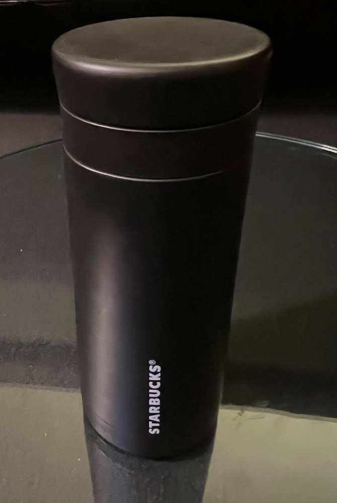 Starbucks 2010 Steel On-The-Go French Press Tumbler, Double Walled