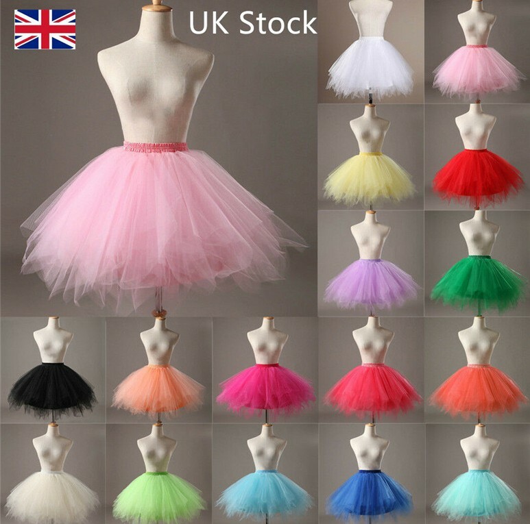 Women Adult Lady Tutu Tulle Skirt Fancy Skirt Dress Up Party Dancing Dress
