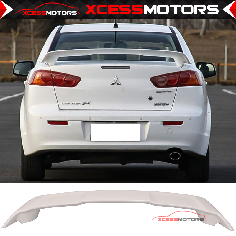 A Clearance Sale! Fits 08-17 Mitsubishi Lancer OE Trunk Spoiler Painted #W37-image
