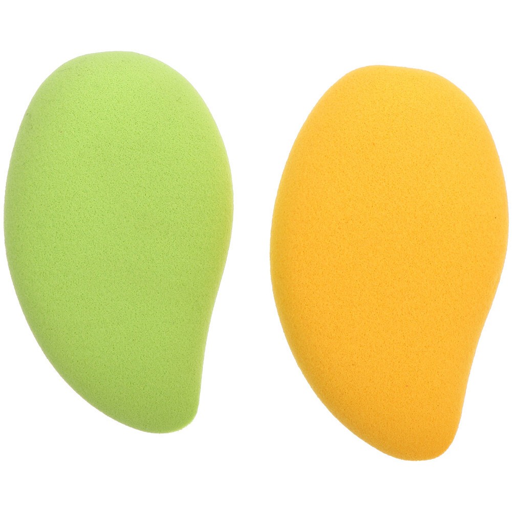 2Pcs Professional Makeup Sponge & Powder Puff Set for Flawless Blending