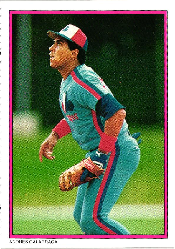 1988 Topps Glossy All-Star Mail-In #58 Andres Galarraga