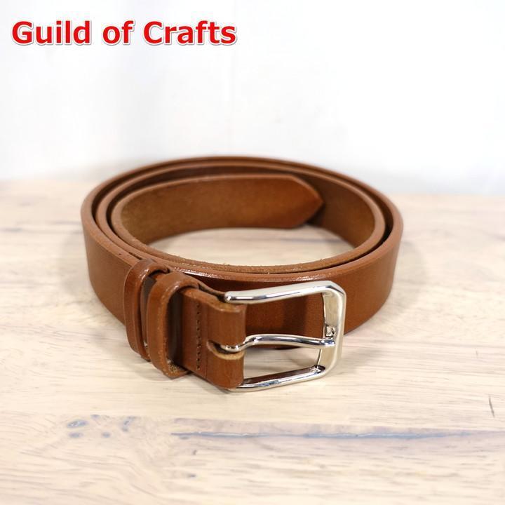 Guild of Crafts Leather Belt Light Brown 107cm Length 2.8cm Width New