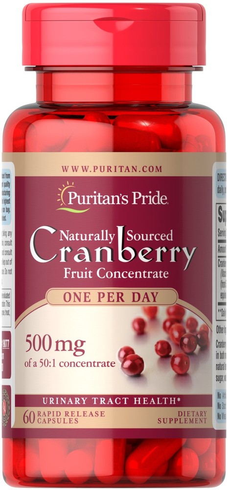 Puritan's Pride One A Day Cranberry - 60 Capsules-image