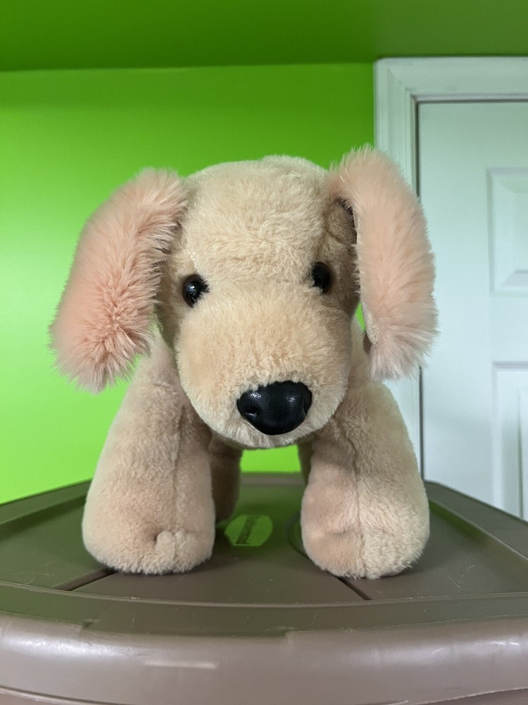 Build A Bear Stuffed Animal Plush Yellow White Labrador Lab Dog Puppy 16” BAB