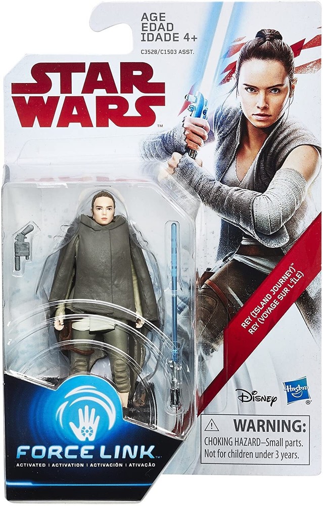 Star Wars The Last Jedi 3.75 Inch Rey Island Journey Action Figure 2017 Hasbro