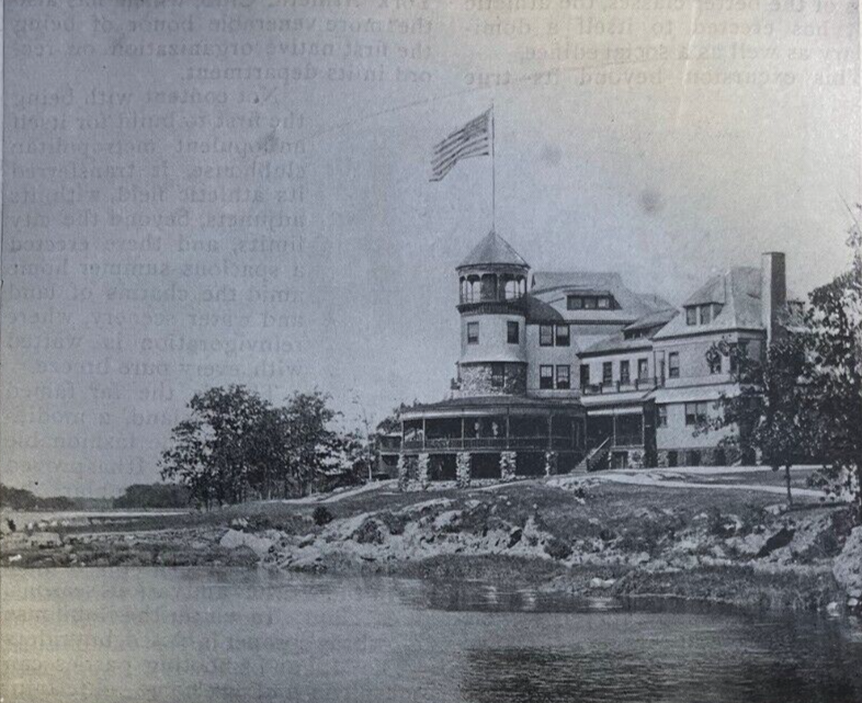 1892 Travers Island Clubhouse New York Athletic Club Bartow Weeks