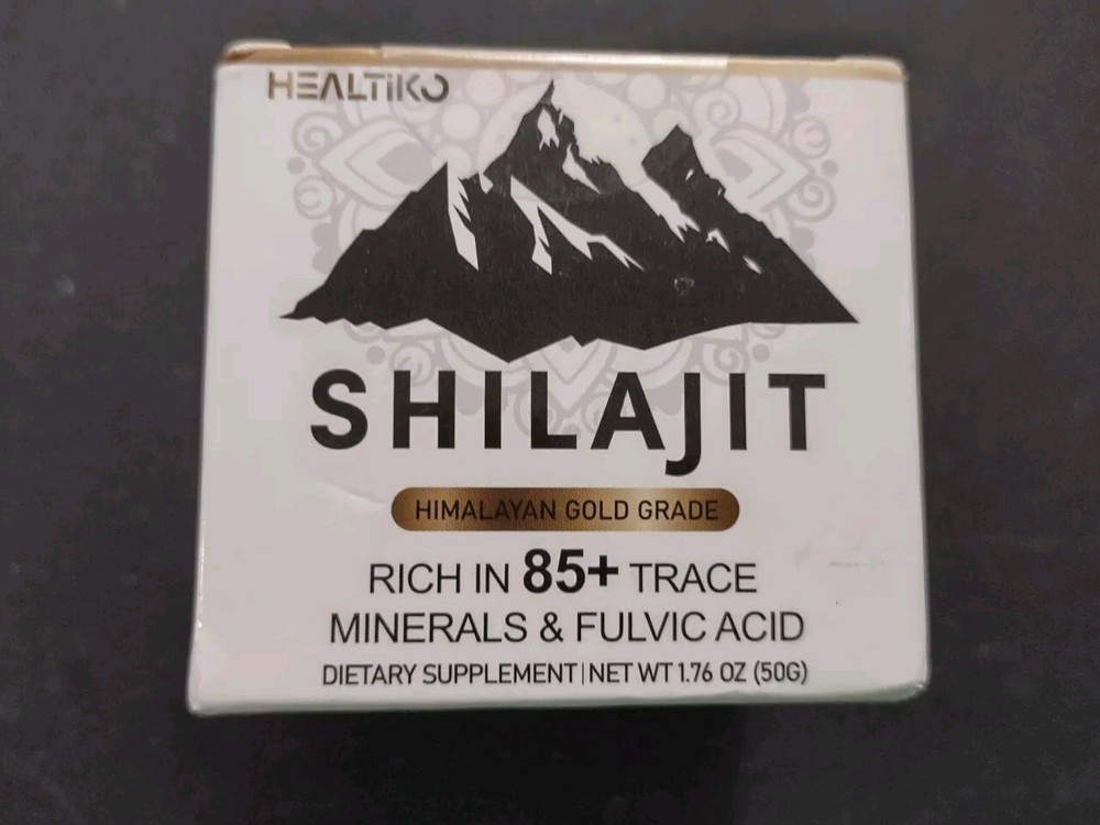 Himalayan Shilajit Resin Pure Organic 600mg by Healtiko