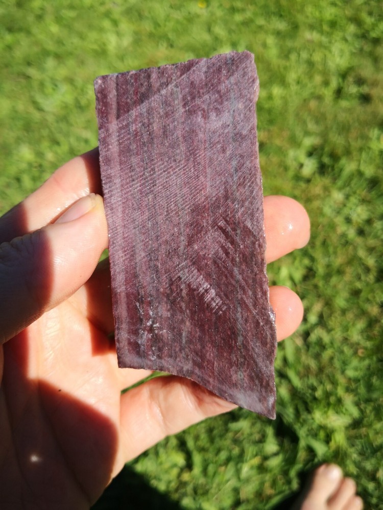 NZ Aroha Pink Piedomite Vitalite Crystal Love Stone Slab for Lapidary