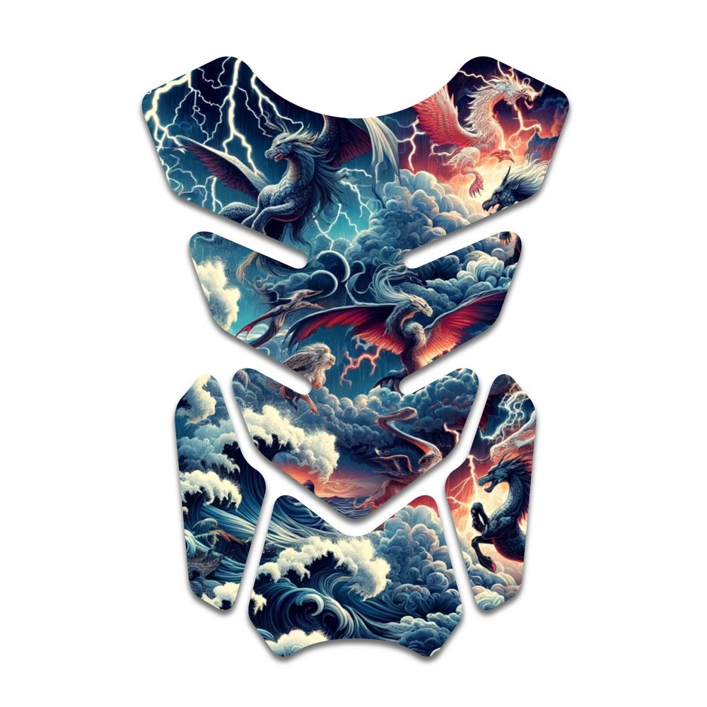 Dragon Design Durable Gas Tank Protection Sticker Tank Pad Shield