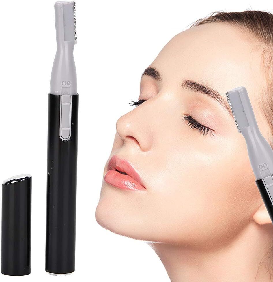 Electric Eyebrow Trimmer and Body Hair Remover Shaver for Bikini Beard