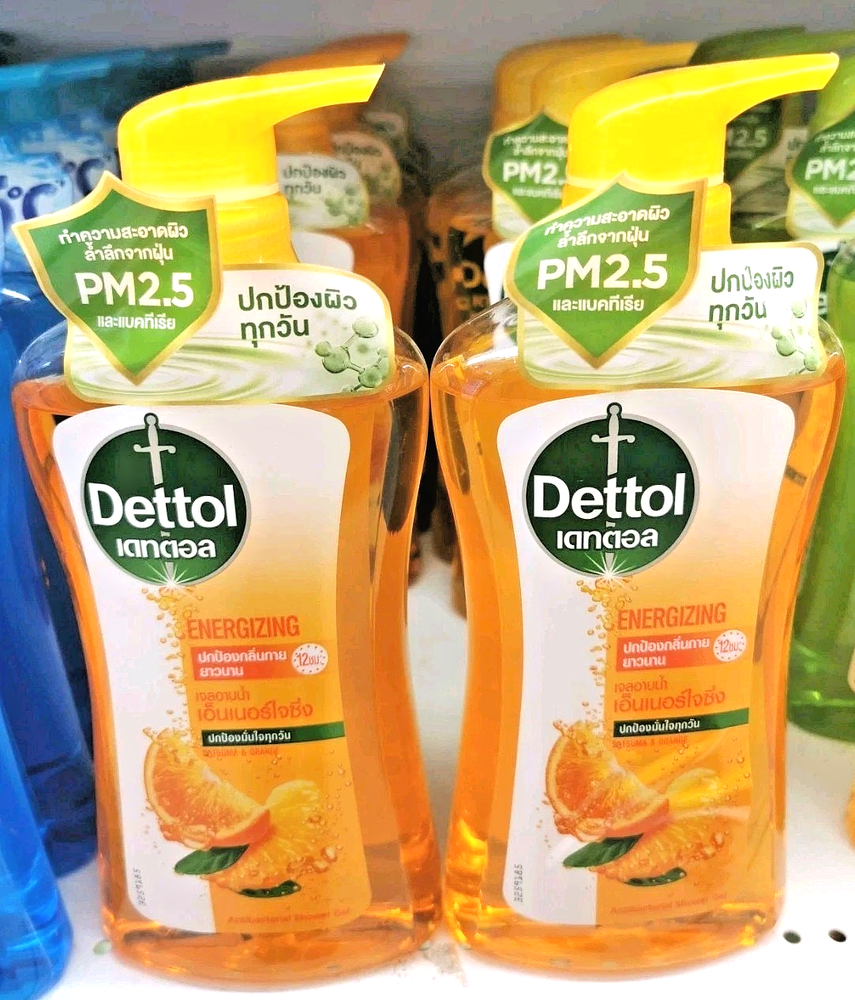 Dettol Antibacterial Shower Gel Energizing Formula 450 ml. x 2 bottles
