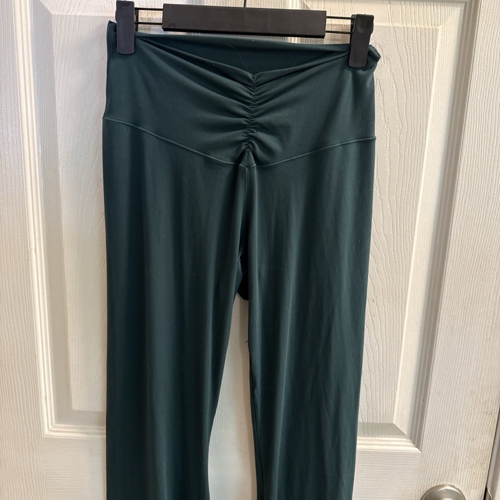 Aerie Women's Offline Wide Leg Comfortable Green Large Leggings
