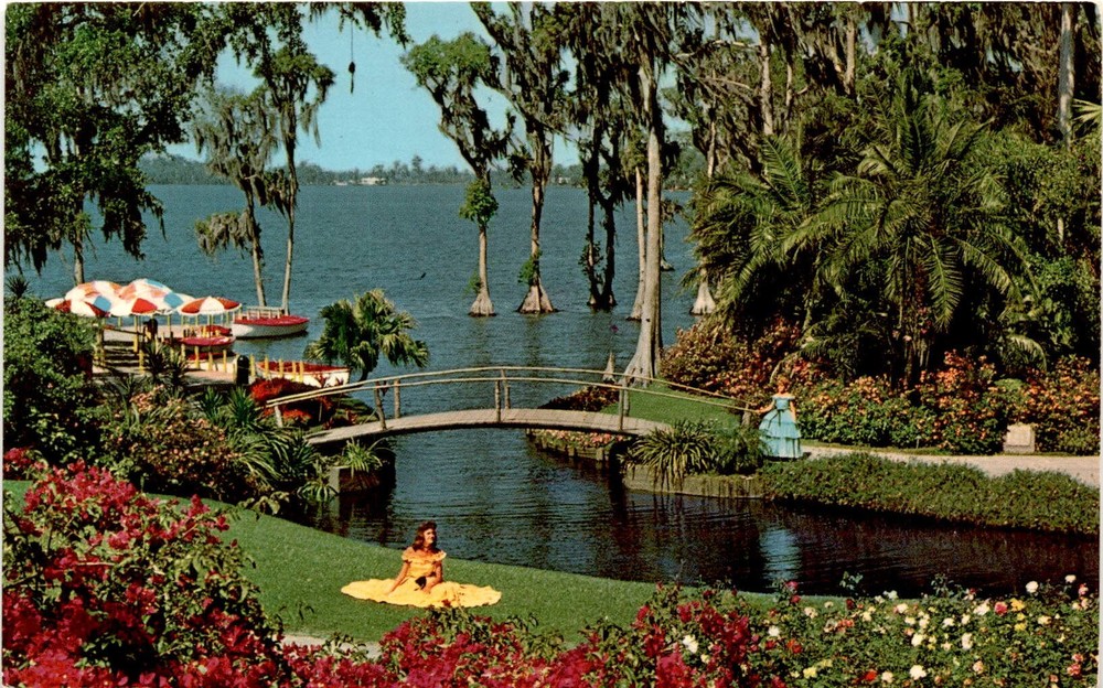 Florida, Cypress Gardens Postcard