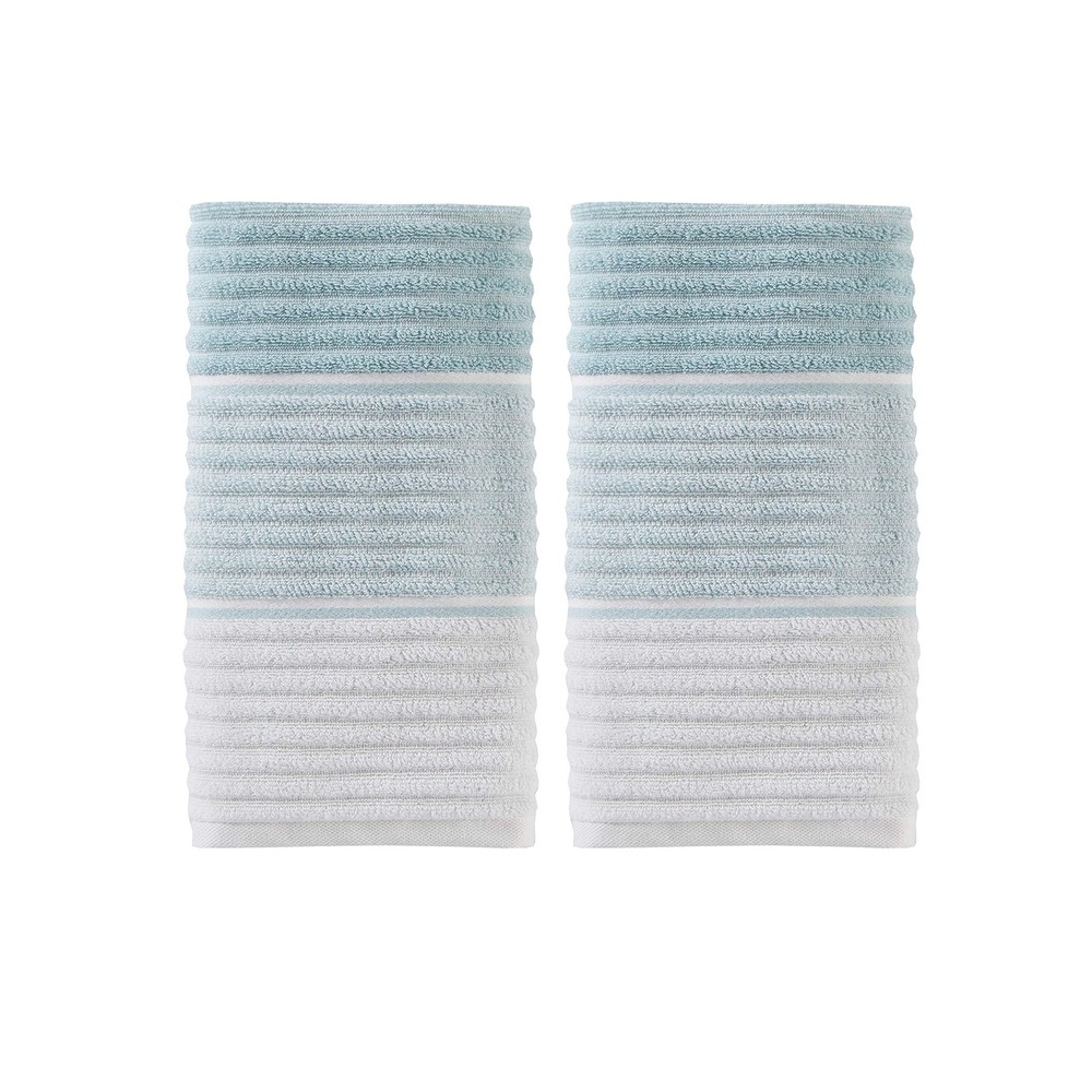 Planet Ombre Taupe Hand Towels 2-Pack  