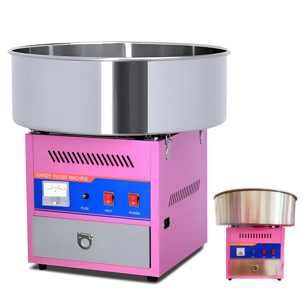 Commercial Cotton Candy Machine Stainless Steel 110V Automatic Electric Machine