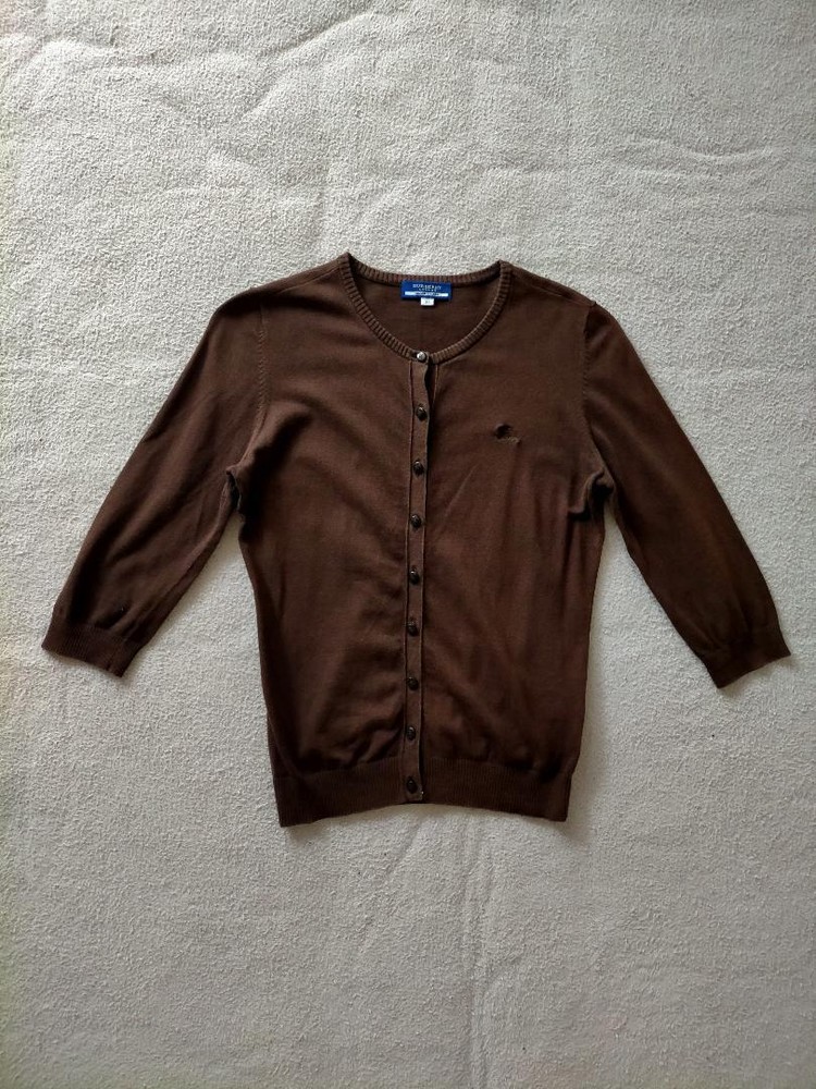 Burberry Blue Label Knit Cardigan Size 38 Used Fashion Sweater