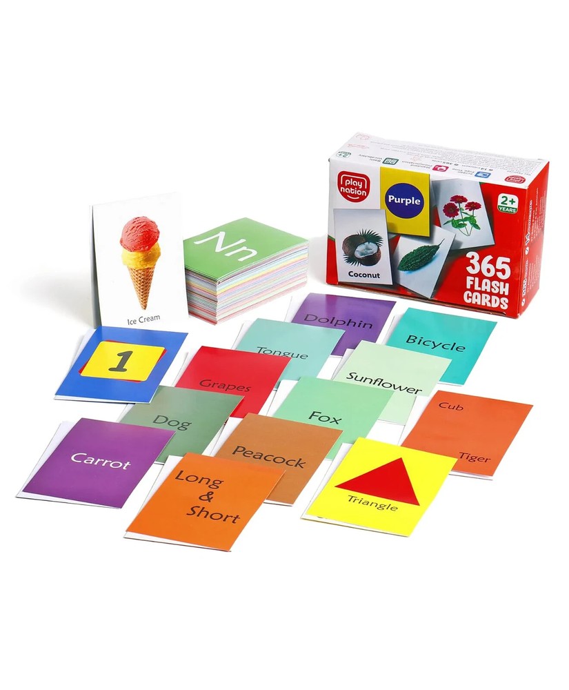 Early Learning and Educational Double Sided Flash Cards - 365 Cards