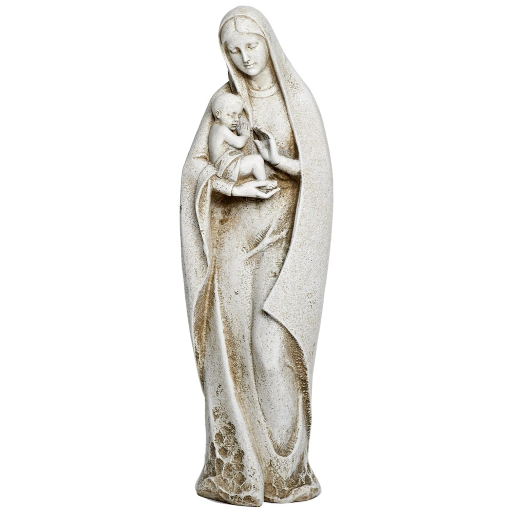 Madonna and Child 14 Inch Outdoor Garden Statue for Patio or Yard