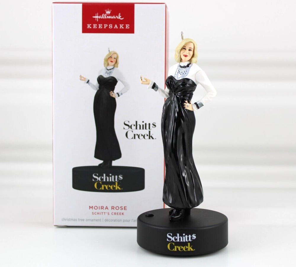 Hallmark Schitts Creek Moira Rose Ornament With Magic Sound Christmas 2024 New