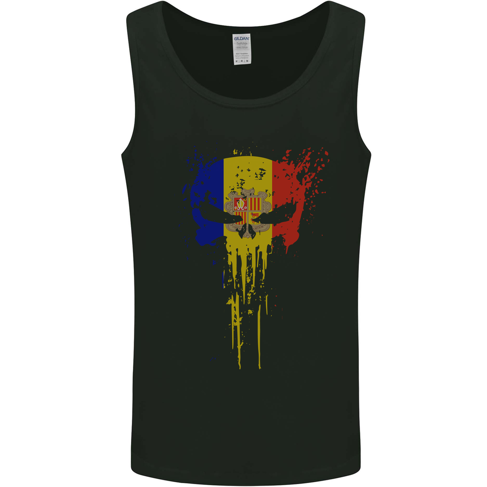 Andorra Skull Gym Training Bodybuilding Mens Vest Tank Top