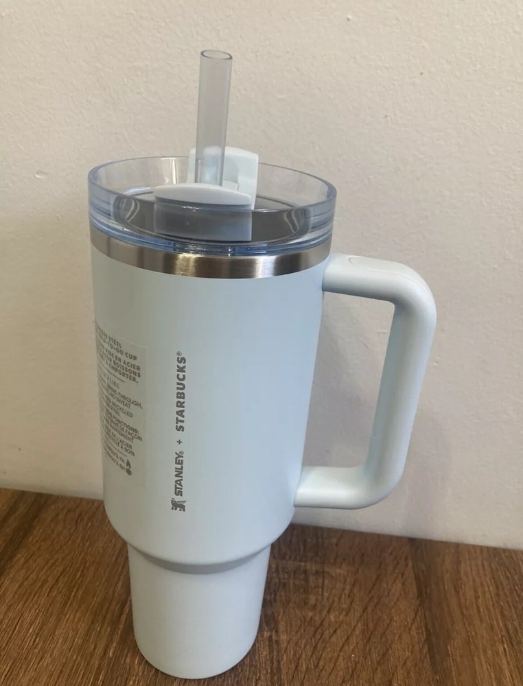 Starbucks x Stanley Spring 2024 Blue 40 Oz Quencher Tumbler Brand New!!!