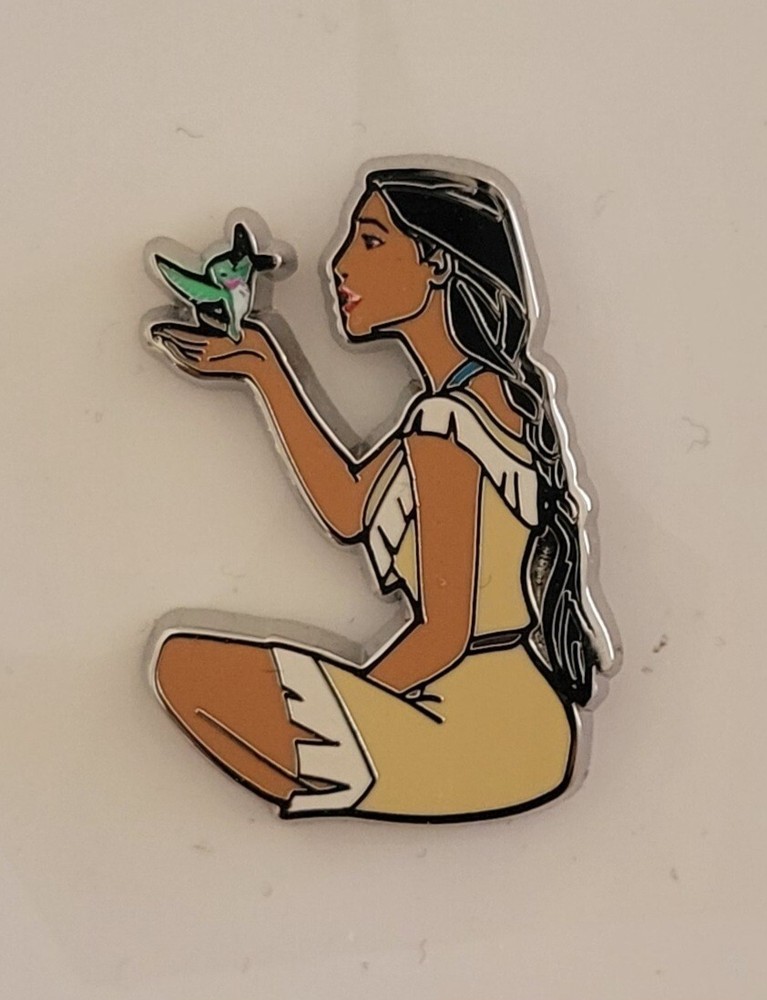 2022 Disney Parks Pocahontas Sitting & Flit Princess Full Body Collection OE Pin