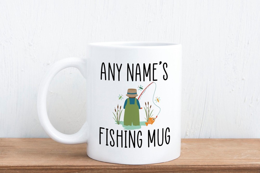 Custom Engraved Fishing Mug - Perfect Gift for Anglers  